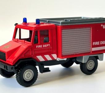 Lorry/Truck Fire Brigade Deptm. 637 Model Toy Diecast Urban 4'5 Welly 1:43-1:60