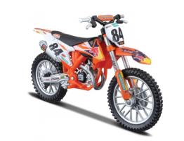 KTM 450 SX-F Factory Edition 2018 Austrian Motorcycle Model Diecast 1:18 Bburago