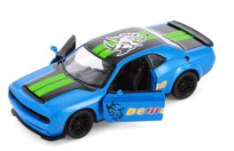 2023 Dodge Challenger Demon 170 Model Car Diecast Toy Blue 1:40 Scale Kinsmart