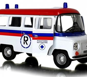 Nysa 522 Ambulance Polish Classic Car Model Diecast 1:34-1:39 Scale Welly