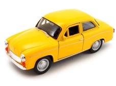 Syrena 105 Legendary Polish Car Model Yellow Diecast 1:43 Welly