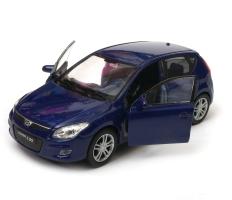 2009 Hyundai i30 Korean Family Car Model Blue Diecast 1:34-1:39 Scale Welly