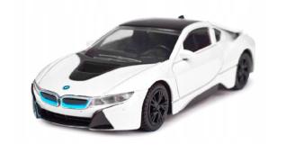 BMW i8 Germany Luxury Car Model Diecast White 1:43 Rastar