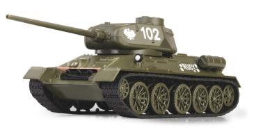 WWII T-34-85 Legendary Polish Tank "Rudy 102" Model Diecast 1:43 Scale Daffi