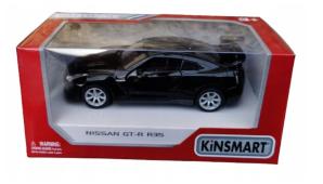 2009 Nissan GT-R R35 Japanese Car Model Diecast Black Toy 1:36 Kinsmart