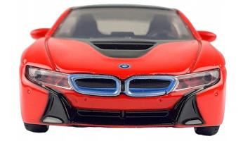 BMW i8 Germany Luxury Car Model Diecast Red 1:43 Rastar