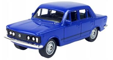 Fiat 125p Blue Model Diecast 1:60 Scale Welly