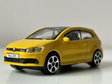 Volkswagen Polo GTI Germany Family Car Model Diecast Yellow 1:43 Scale Bburago