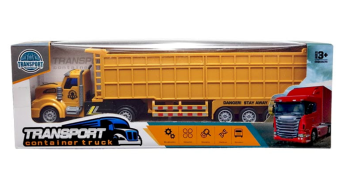 Big Transport Container Truck Model Orange Toy Size 36 cm Gift Child