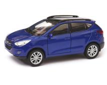 Hyundai Tucson IX Korean Car Model Blue Diecast 1:34-1:39 Scale Welly