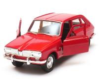 Renault 16 French Classic Car Model Diecast Toy Red 1:34-1:39 Scale Welly
