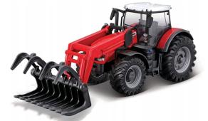 Massey Ferguson 8740S American Tractor Model Diecast Moving Parts Bburago