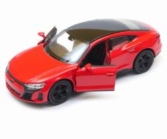 Audi RS e-tron GT Germany Sports Car Model Metal Diecast Toy Red 1:34