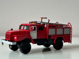 2004 Ural 43206 Russian Fire Brigade Car Truck Model Toy Diecast Amercom 1:64