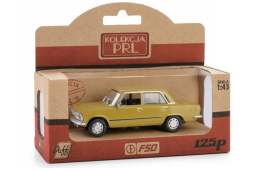 Fiat 125p Polish/Italian Vintage Car Model Diecast Beige 1:43 Scale Daffi