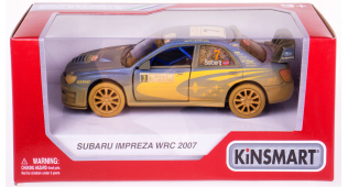 Subaru Impreza Dirty Car WRC Monte Carlo 2007 Solberg Model Diecast Toy 1:36