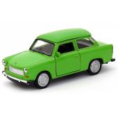 Trabant 601 East Germany Car Model Toy Green Diecast 1:34-1:39 Scale Welly