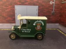 Ford Model T - Fine Ales Stout American Classic Car Delivery Van Model Diecast