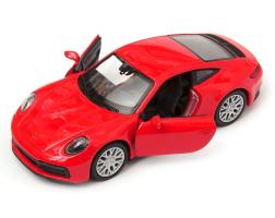 Porsche 911 Carrera 4S3 German Sport Car Model Metal Diecast Toy Red 1:34 Welly