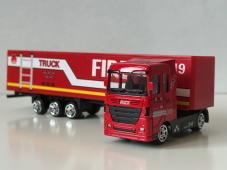 Truck/Lorry Transporter Fire 119 Model Diecast Toy Probably 1:87-1:102 Scale