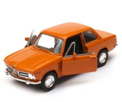 BMW 2002 ti Legendary Germany Car Model Diecast Orange 1:34 Welly Opening Doors