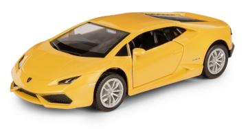 Huracan Coupe Italian Sports Car Model Yellow Diecast RMZ City 1:34-1:39