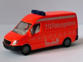 Car Rescue Service 112 Rettungsdienst Model Toy Red Diecast 1:87 Scale Siku 0805