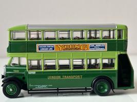 Leyland TD1 Open Stairs London British Bus Model Diecast Toy 1:76 Scale EFE