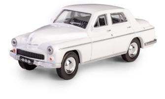 Warszawa 223 Legendary Polish Car Model Diecast White 1:43 Scale Daffi