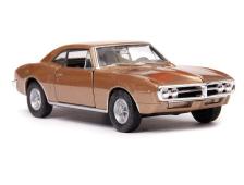 1967 Pontiac Firebird Legendary American Car Model Diecast Gold 1:34 Welly