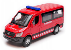 Mercedes-Benz Sprinter Traveliner Feuerwehr Car Model Diecast Toy Red 1:34 Welly