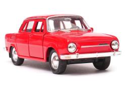 Skoda 100 Czech Republic Popular Car Model Red Diecast 1:34 Welly