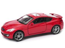 Hyundai Genesis Coupe 2009 Korean Car Model Diecast Toy 1:34-1:39 Scale Welly