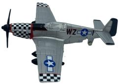 North American P-51 Mustang 4,5" Fighter World War II Model Diecast Motormax