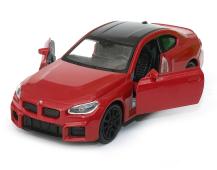 BMW M2 Germany Sports Car Model Diecast Red Toy 1:34-1:39 Scale Welly