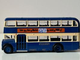 Bristol Lodekka Notts Derby British Bus Model Diecast Toy 1:76 Scale EFE