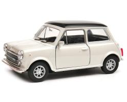 Mini Cooper 1300 British Family Car Model Diecast White 1:34-1:39 Scale Welly