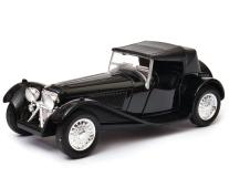 SS Jaguar 100 British Classic Car Model Diecast Toy Black 1:34-1:39 Scale Welly