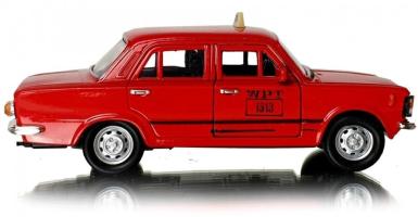 Fiat 125p Taxi Legendary Polish Car Model Red Diecast 1:43 Welly