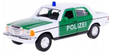 Mercedes-Benz W123 Police Germany Classic Car Model Diecast 1:34-1:39 Welly