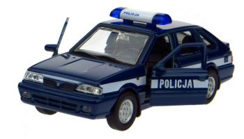 Polonez Caro Plus Police Polish Legendary Car Model Diecast 1:34-1:39 Welly