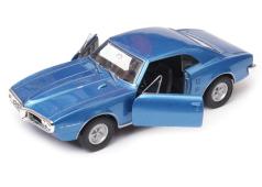 1967 Pontiac Firebird Legendary American Car Model Diecast Blue 1:34 Welly