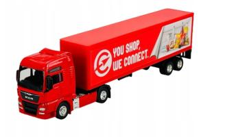 MAN TGX XXL Truck/Lorry Delivery Shop Model Diecast Toy 1:64 Scale Welly