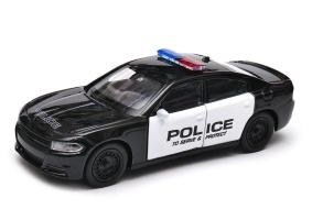 2016 Dodge Charger R/T American Police Car Model Diecast 1:34 Welly