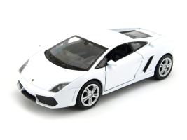 Lamborghini Gallardo LP560 Italian Car Model White Diecast 1:34-1:39 Scale Welly
