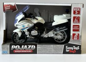 Big Motorcycle Bike Police Function Try My - Light&Sound Toy 1:12-1:20 Scale