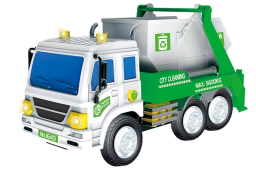 Garbage Truck City Cleaning Friction Powered Sound&Light Car Gift Children Toy