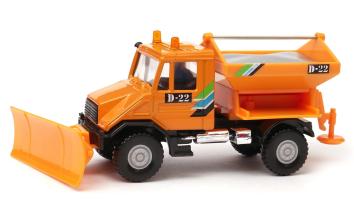 Mercedes-Benz Unimog Snowplow Model Car Diecast Welly 1:43-1:50 Scale Welly