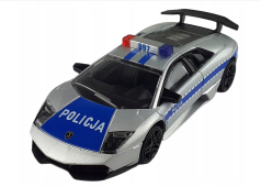 Lamborghini Murcielago LP670-4SV Italian Police Car Model Metal Diecast Toy 1:43