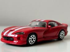 Viper GTS American Sports Car Model Diecast Red 1:43 Bburago